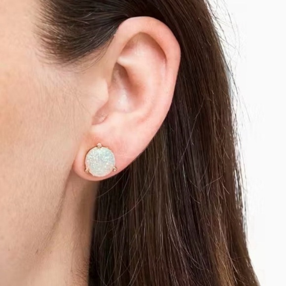Kate Spade Rise and Shine Stud Earrings in Opal Glitter NWT - Picture 3 of 3